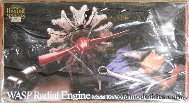 Revell 1/4 Wasp Radial Visible Aircraft Engine - History Makers Issue (Ex-Renwal), 8614 plastic model kit